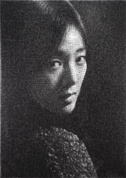 Портреты из проволоки от Seung Mo Park