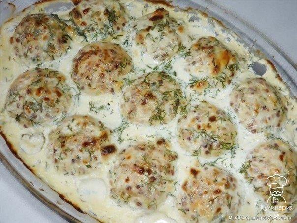 Легкие тефтели с начинкой и вкусным соусом