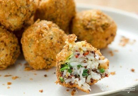 Рисовые шарики с сыром