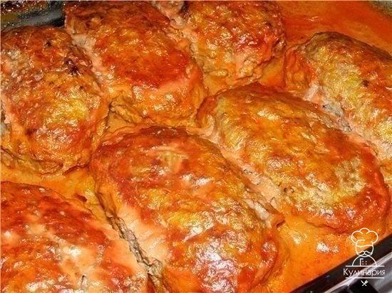 Ленивые голубцы (в котлетах)