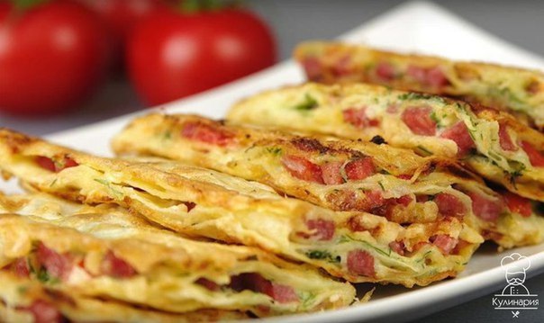 Вкусная закуска из лаваша