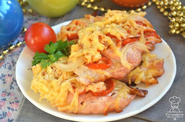 Куриные грудки по-французски.