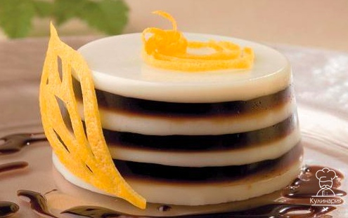 Кофейно-молочное желе