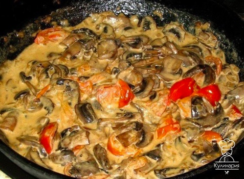 Сливочно-грибной соус