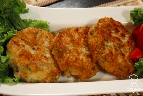 Куриные котлеты с плавленным сыром 