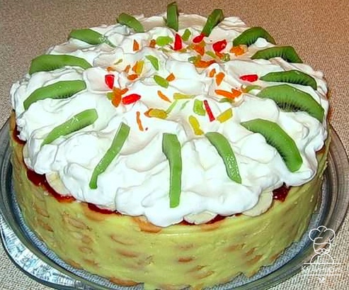 Банановый торт(без выпечки)