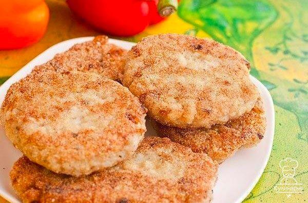 Котлеты из рыбных консервов