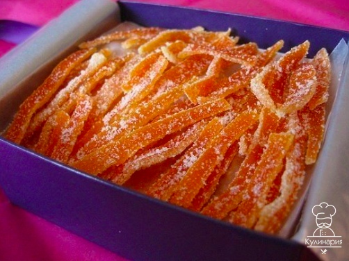 Цукаты из апельсиновых корок