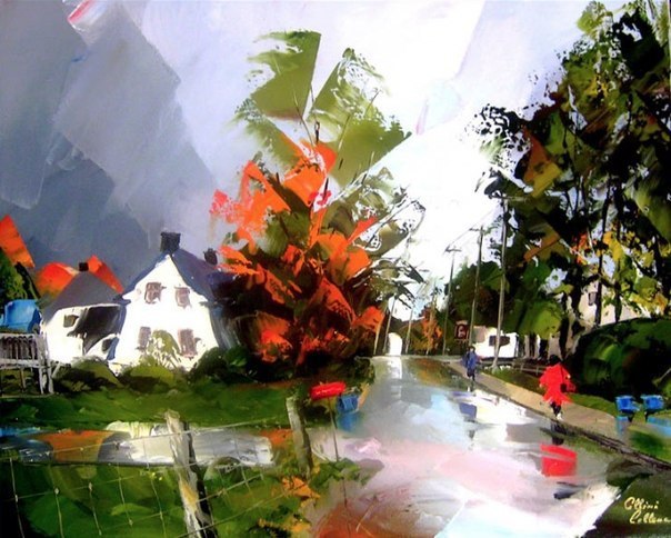 Яркие краски, уверенные размашистые мазки, царящий дух импрессионизма — все это картины художника Альбини Леблана.