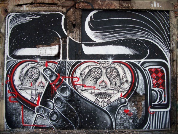 Стрит-арт от How & Nosm 