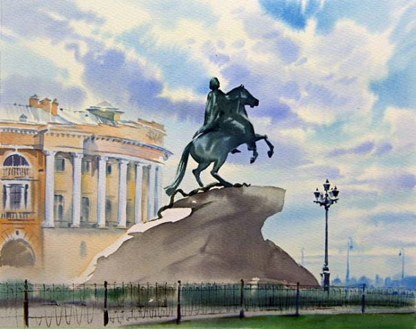 Санкт-Петербург в акварелях Ольги Литвиненко