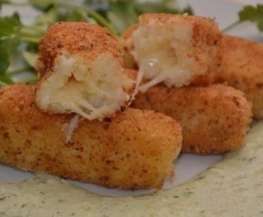 КАРТОФЕЛЬНЫЕ ПАЛОЧКИ С СЫРОМ