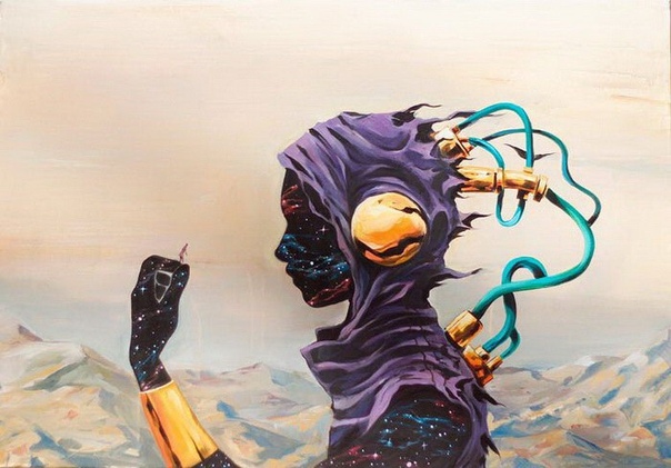 Испанский художник, работающий под ником DEIH, создает интересные граффити на улицах испанских городов. В своих работах DEIH совмещает научную фантастику и яркость бытия. 