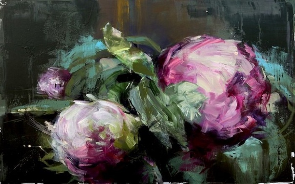 Кармело Бландино (Carmelo Blandino) – итальянский художник, который известен своими «цветочными» полотнами. Нежность лепестков и очарование линий – цветы на его ранних полотнах выглядят как живые. «Single Flower Series» - серия картин, созданная акриловыми красками, мастихином и левой рукой. 