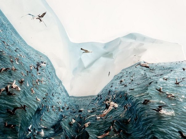 Калифорнийская художница Лаура Плейгман (Laura Plageman) создает оригинальные пейзажи на стыке фотографии и коллажа.