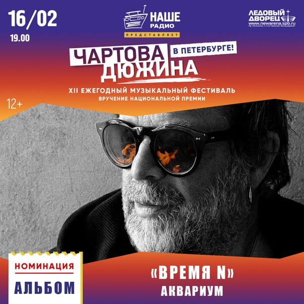 Голосуй за номинантов Премии «Чартова дюжина» на НАШЕ.ру:  