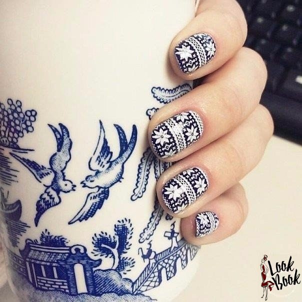 Скандинавские мотивы в маникюре