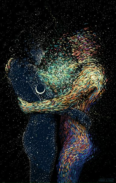 Иллюстратор из Лос-Анджелеса Джеймс Идс (James R. Eads) пишет потрясающие цифровые картины. Основным элементом в них являются различные завихрения и спирали, по стилистике напоминающие шедевры Ван Гога.