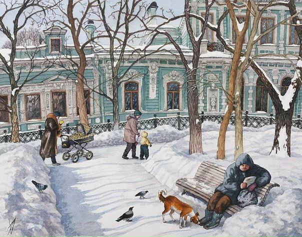 Зимняя Москва 