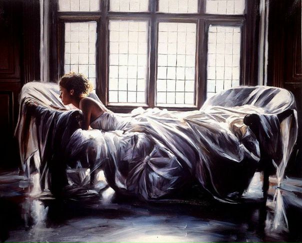 Роб Хефферан (Rob Hefferan) создает очень реалистичные картины, на которых показаны красивые женщины, отдыхающие в своих спальнях. Роб рисует с помощью акриловых красок, комбинируя их с маслом.