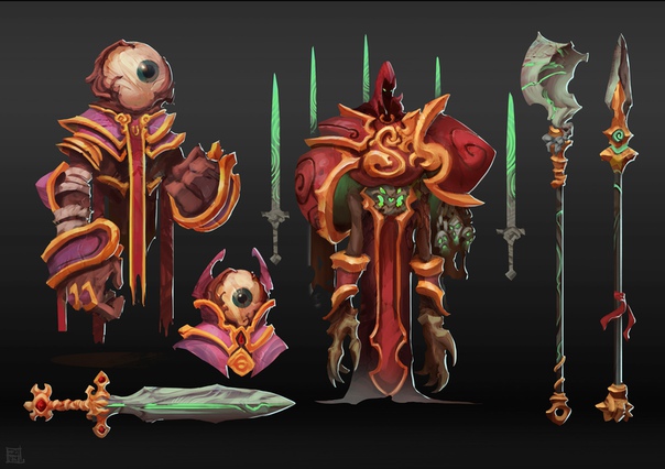 Stylized Character Designs 1 by #HueTeo