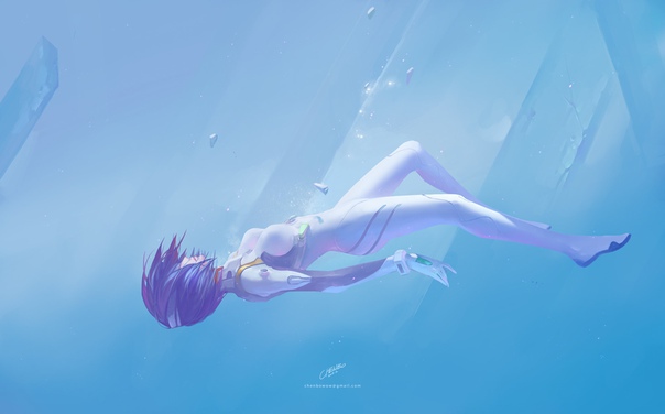Rei Ayanami by #BoChen