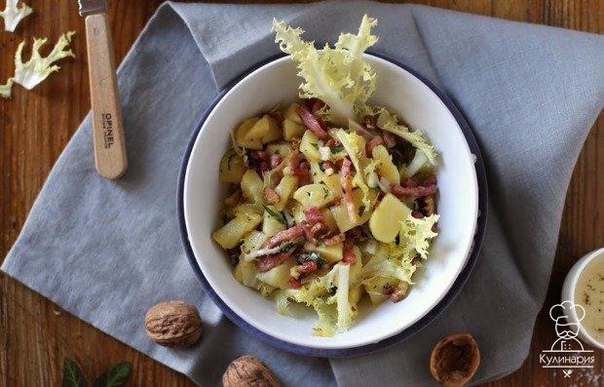 Картофельный салат с беконом