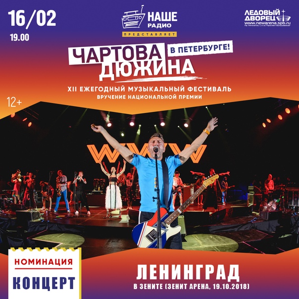 Голосуй за номинантов Премии «Чартова дюжина» на НАШЕ.ру:  