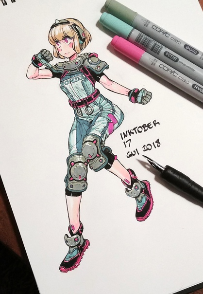 Candy Girls - Inktober Edition by #GuiGuimaraes