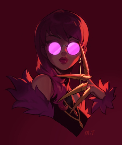 k/da fanart by #MT