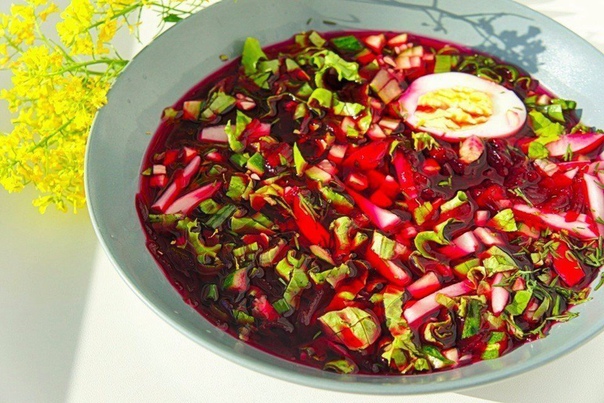 Xолодный борщ диетический