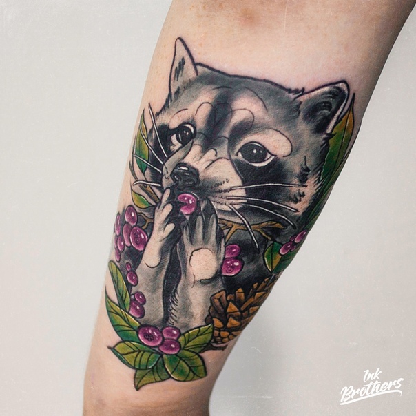 Милейший енот от мастера Ксении Корж  