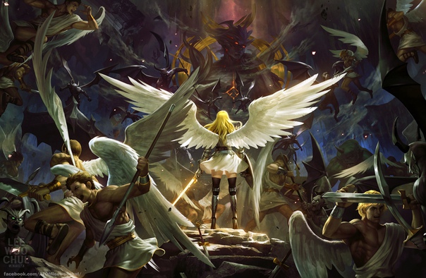 War of Angels and Demons by #woochullee