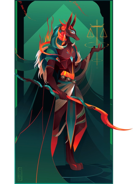 Egyptian Gods by #yliade