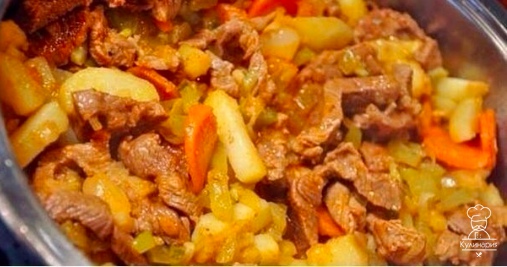 Очень вкусное мясное азу
