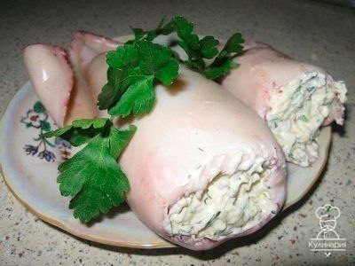 Фаршированные кальмары 