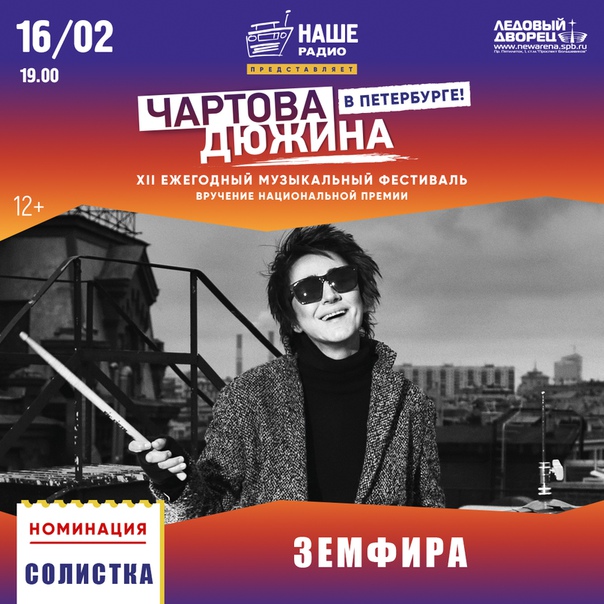 Голосуй за номинантов Премии «Чартова дюжина» на НАШЕ.ру:  