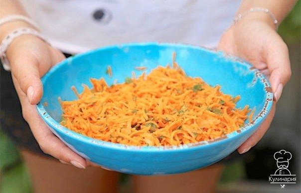 Морковный салат с цитрусовой заправкой