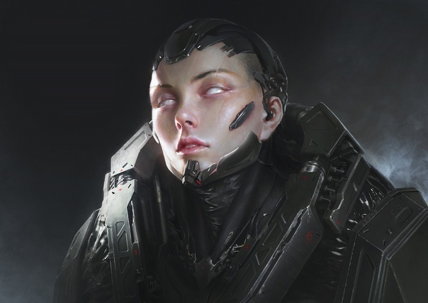 Cyber Lady by #GhostLee
