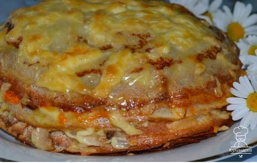 Блинный торт - пирог.