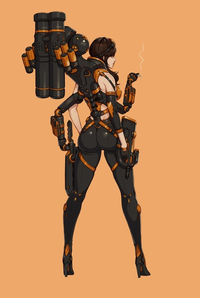Cyborg girls by #RenWeiPan