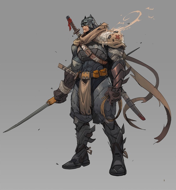 Batman Samurai by #HichamHabchi