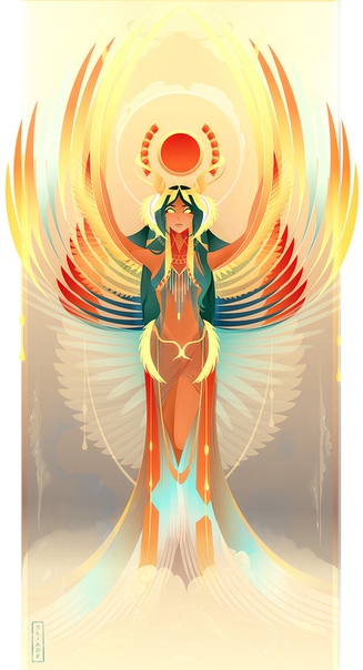 Egyptian Gods by #yliade