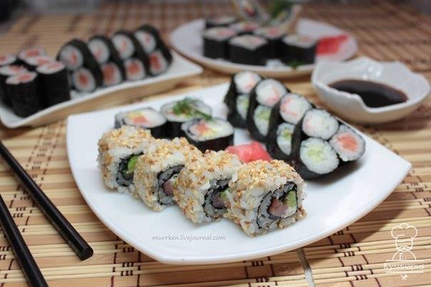 Роллы дома