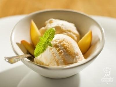 Итальянское мороженое с цедрой лимона
