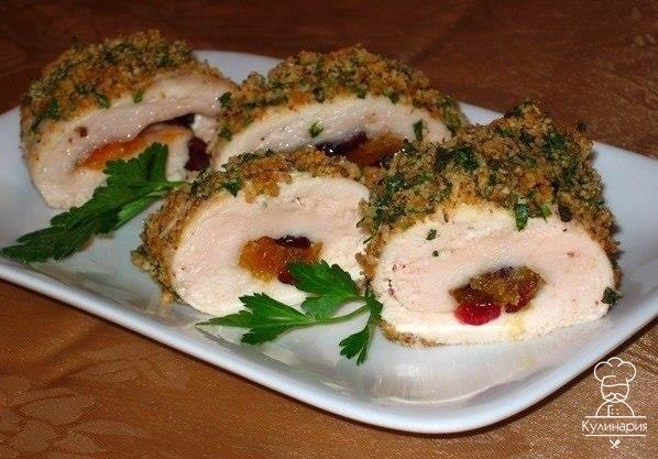 Куриные рулетики 