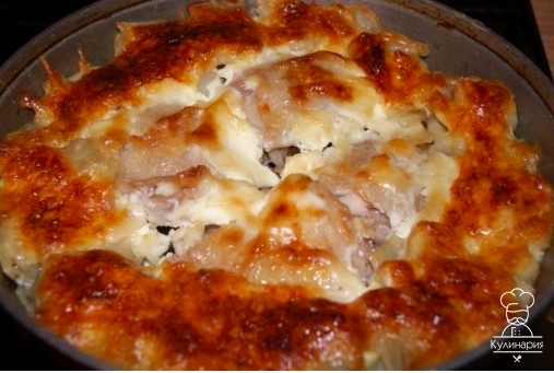 Куриные бедра в картофельном кольце