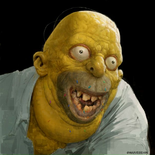 The Simpsons by #MaximVerehin