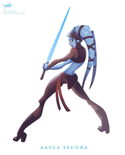 Star Wars Girls by #ValerioBuonfantino