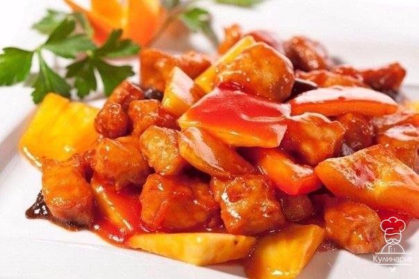 КУРИЦА В КИСЛО-СЛАДКОМ СОУСЕ 